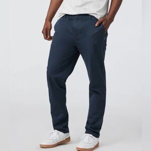 Vuori All Ways Chino Pants Athletic Fit Men's Navy Blue Size 38 x 32